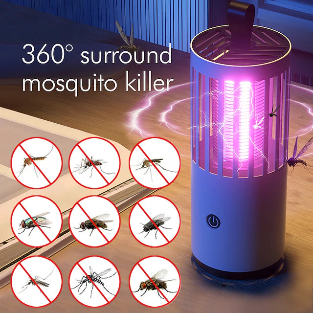 Bug Zapper Mosquito Flying Insect Trap Electric Mosquito Killer Lamp