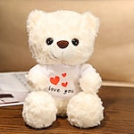 Women's Day Gifts Evlooe Bear Stuffed Animal Plush Toy for Valentine Day