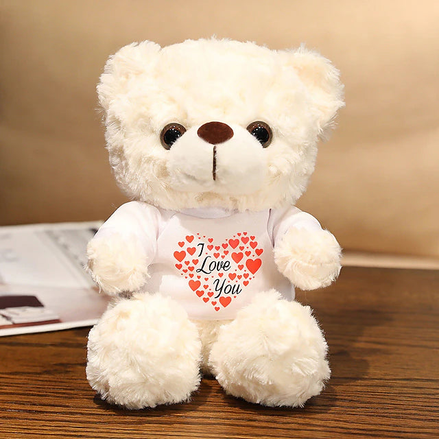 Women's Day Gifts Evlooe Bear Stuffed Animal Plush Toy for Valentine Day