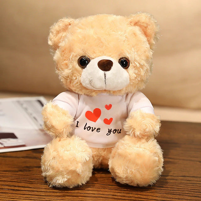 Women's Day Gifts Evlooe Bear Stuffed Animal Plush Toy for Valentine Day