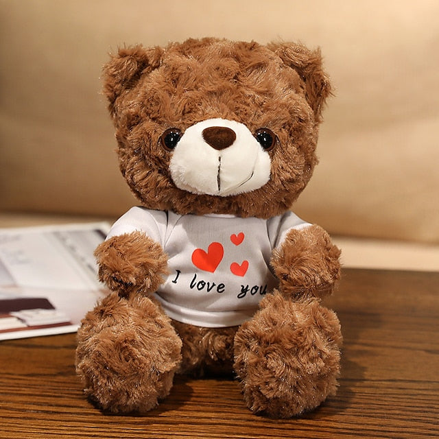 Women's Day Gifts Evlooe Bear Stuffed Animal Plush Toy for Valentine Day