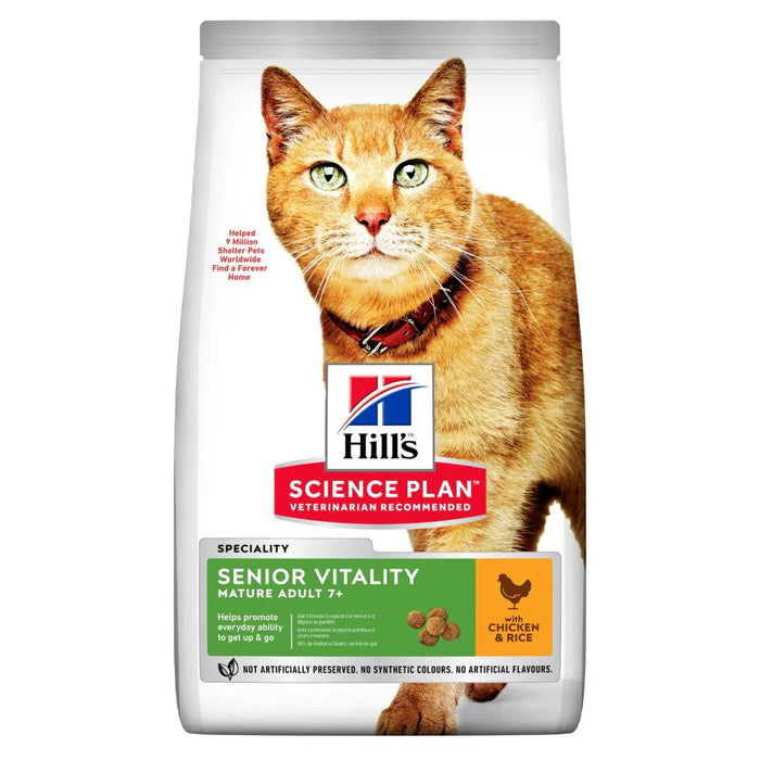 7+ Senior Vitality With Chicken & Rice Dry Cat Food