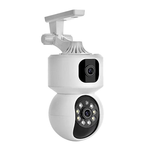 4MP Wireless Dual Lens PTZ WIFI Camera ICSee APP Two Ways Audio Security Protection Indoor Smart Home Camera