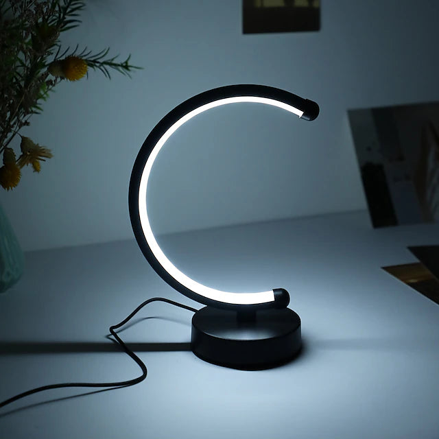 LED Table Lamp Modern Three-gear Dimming USB Power Supply Key Switch