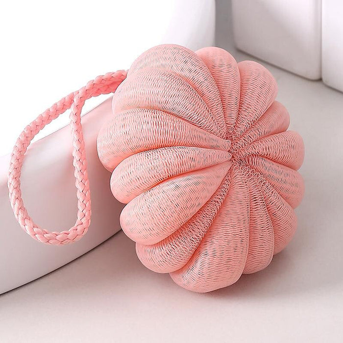 Soft Mesh Bath Sponge Balls Nylon Cleaning Brush For Shower, Spa, Massage And Body Scrubs,