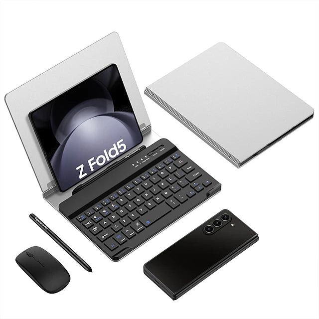 Phone Case For Samsung Galaxy Z Fold 5 Z Fold 4 Z Fold 3 Z Fold 2 Z Fold Back Cover with Keyboard