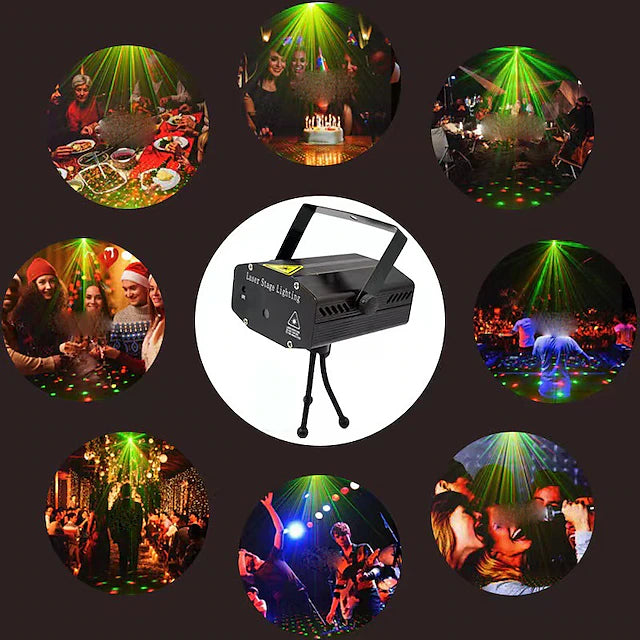 Portable Remote Control LED Stage Light DJ Disco Light Projector