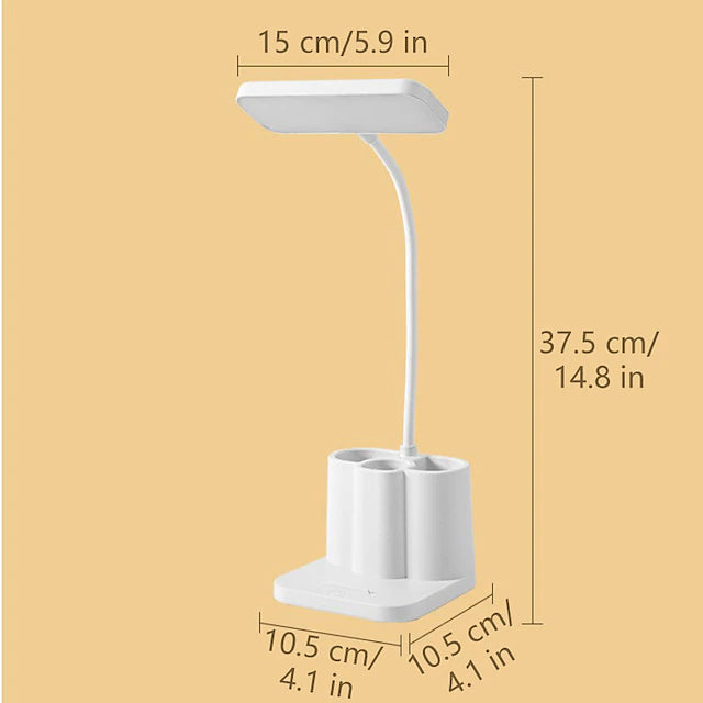 Desk Lamp LED Flexible Study Lamp With Pen Holder LED Desk Lamp With Touch