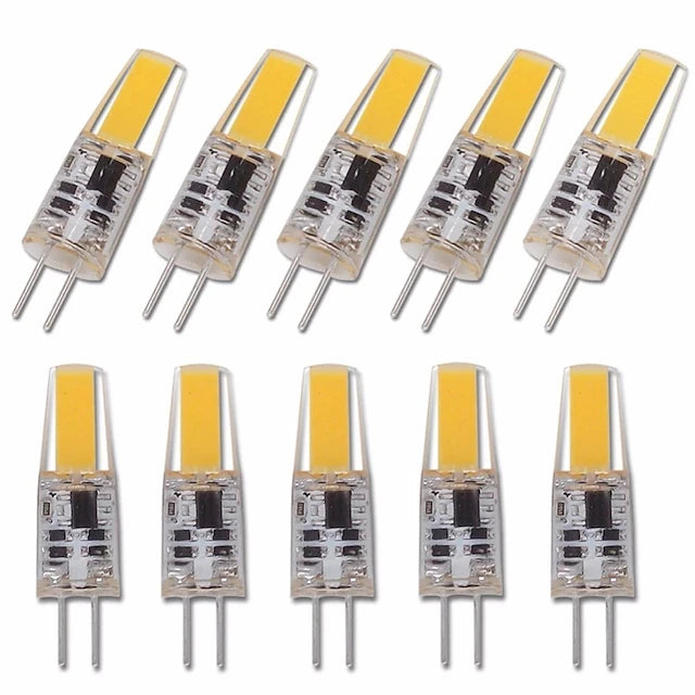 10pcs LED G4 Bulb AC/DC12-24V COB LED Light Replace Traditional of Halogen