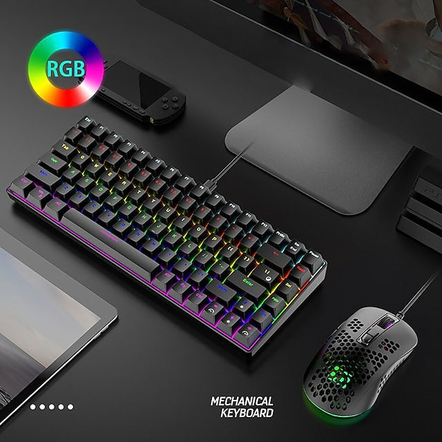 T60 USB Wired Mouse Keyboard Combo Gaming