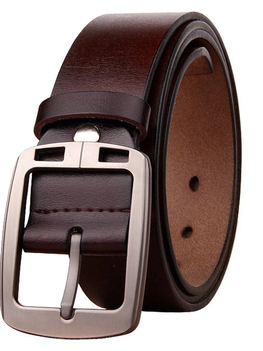 Men's Wide Belt Office / Career Daily Wear As the Picture Belt Solid Color / Leather