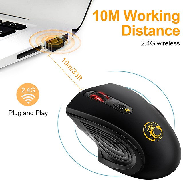 iMICE G-1800 USB Wireless Mouse 2000DPI Adjustable USB
