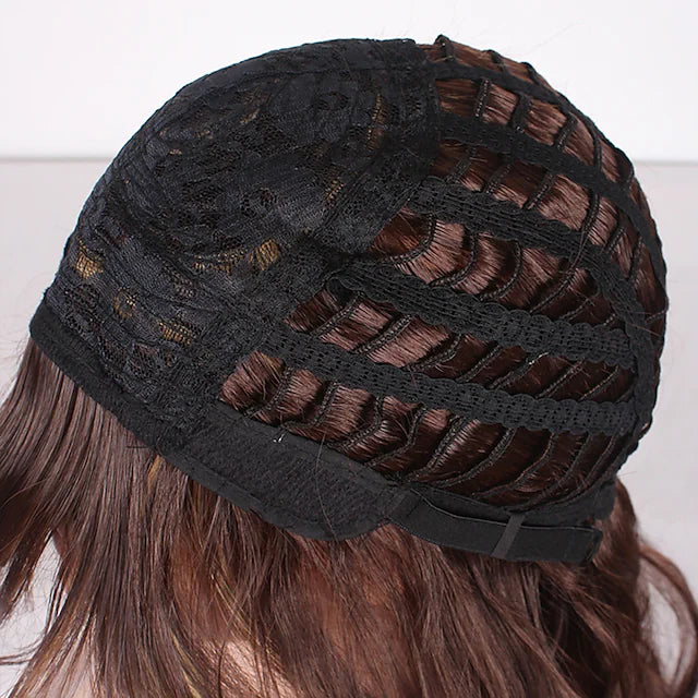 Dark Brown Wigs for Women Duofan 26‘‘ Wigs