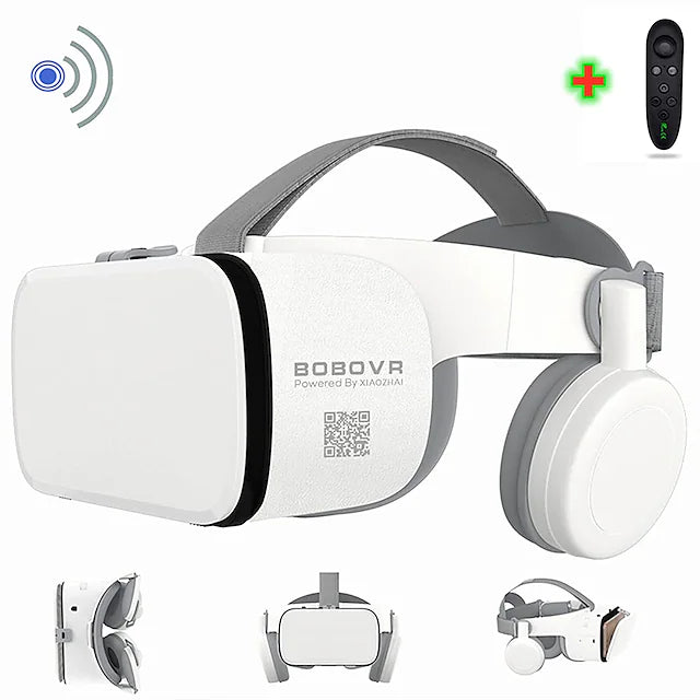 3D Virtual Reality VR Headset with Wireless Remote Control, VR Goggles/Glasses for IMAX Movies & Play Games , Compatible for Android iOS iPhone 12 11 Pro Max Mini X R S 8 7 Samsung 4.7-6.2" Cellphone