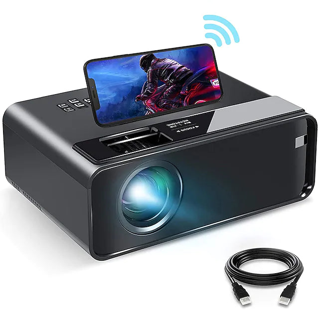 W13 Mini WiFi Projector for iPhone Upgraded HD Movie Projector