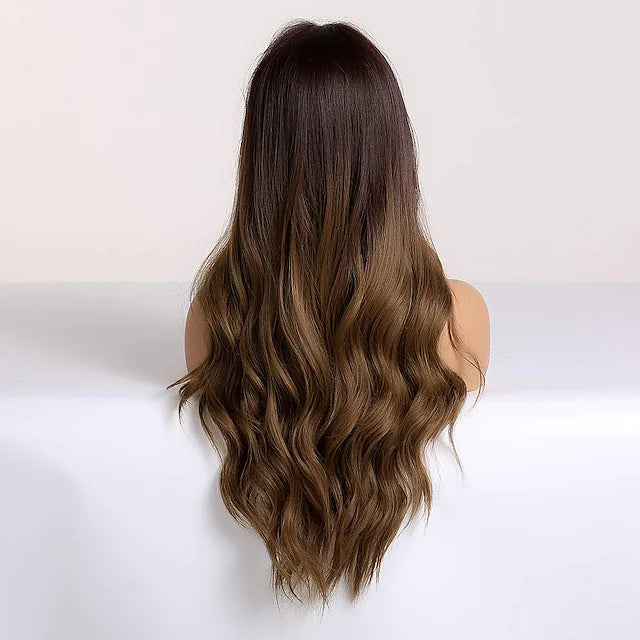 Brown Wigs for Women Long Ombre Brown Hair
