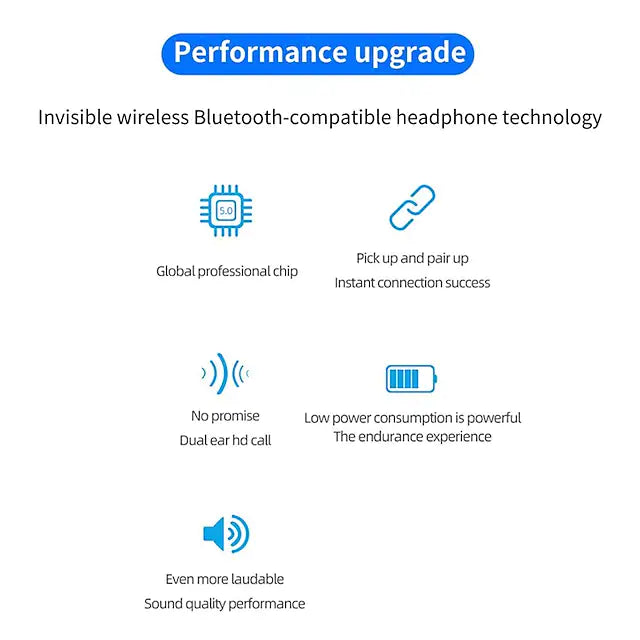A6S wireless headphones lossless noise cancellation long standby time Bluetooth-compatible5.0