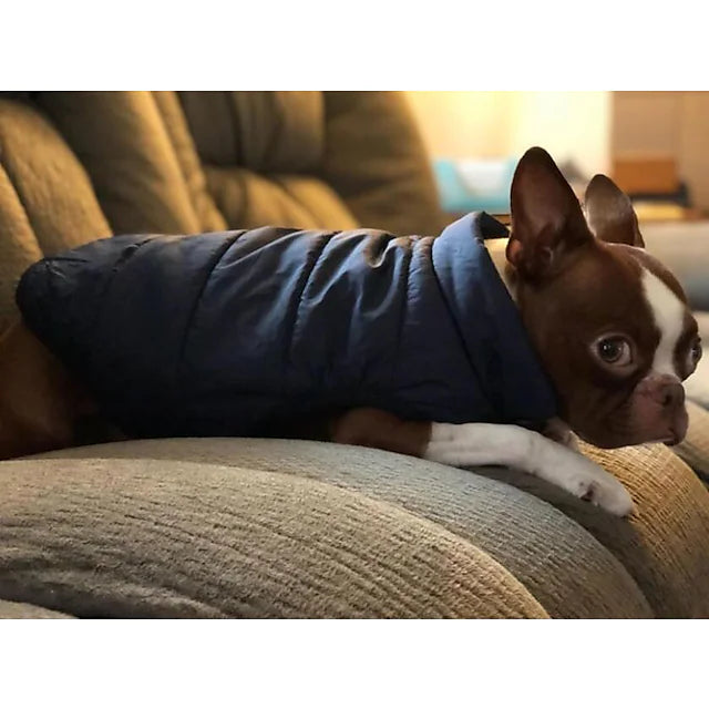 2 Layers Fleece Lined Warm Dog Jacket