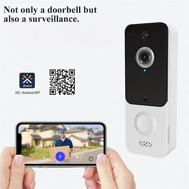 Smart Home Video Intercom WIFI Outdoor Wireless Doorbell