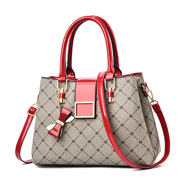Women's Handbag Crossbody Bag PU Leather Daily Bowknot Large Capacity