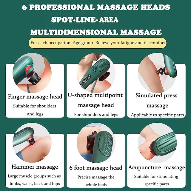Wireless Dolphin Massager 15 Modes Deep Tissue Vibration Massage