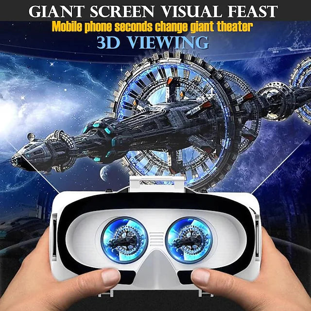 VR Glasses Virtual Reality 3D VR Glasses Headset for IOS Android Smartphone Google Cardboard Virtual Glasses with Gamepad
