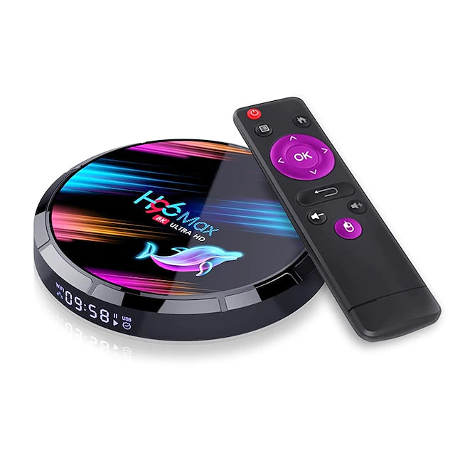 Android 9.0 TV Box H96MAX S905X3 Bluetooth 4.0 4K 4K Digital Display Support H.265 Cortex