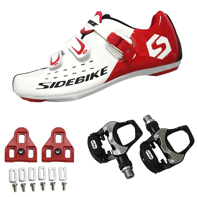 SIDEBIKE Adults' Cycling Shoes With Pedals & Cleats
