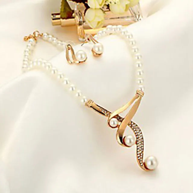 Jewellery  Set Earrings For Women's Pearl