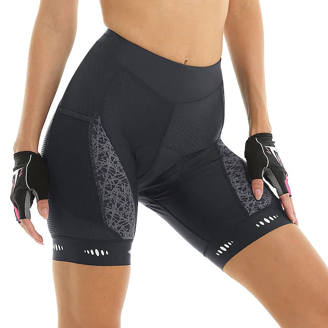 X-TIGER Women's Bike Shorts Cycling Shorts 5D Padded Pockets Bike Padded Shorts