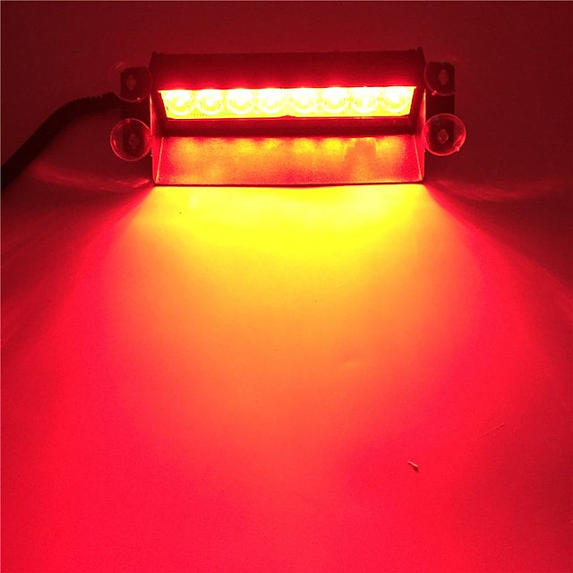 1set 8 LED Emergency Strobe Light 3 Flash Mode