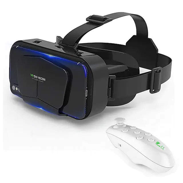 VR SHINECON Virtual Reality VR Headset 3D Glasses VR Goggles for TV Movies & Video Games Compatibale iOS & Android Smartphone Within 4.7 - 7 inch Screen
