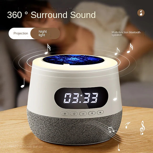 3 in 1 Galaxy Projector Light Bluetooth Speaker for Bedroom Adult Night Light Bluetooth Music Speaker