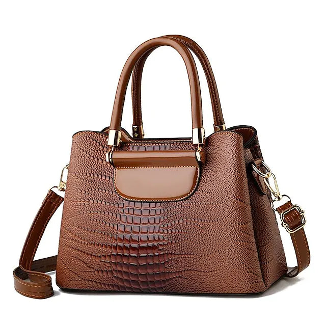 Women's Crossbody Bag Shoulder Bag Handbag PU Leather Daily Office & Career Embossed