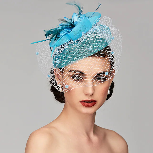 Elegant & Luxurious Feather Kentucky Derby Hat
