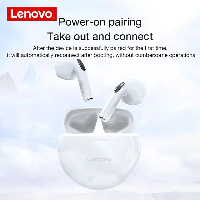 Lenovo HT38 True Wireless Headphones TWS Earbuds Bluetooth5.0 Ergonomic Design