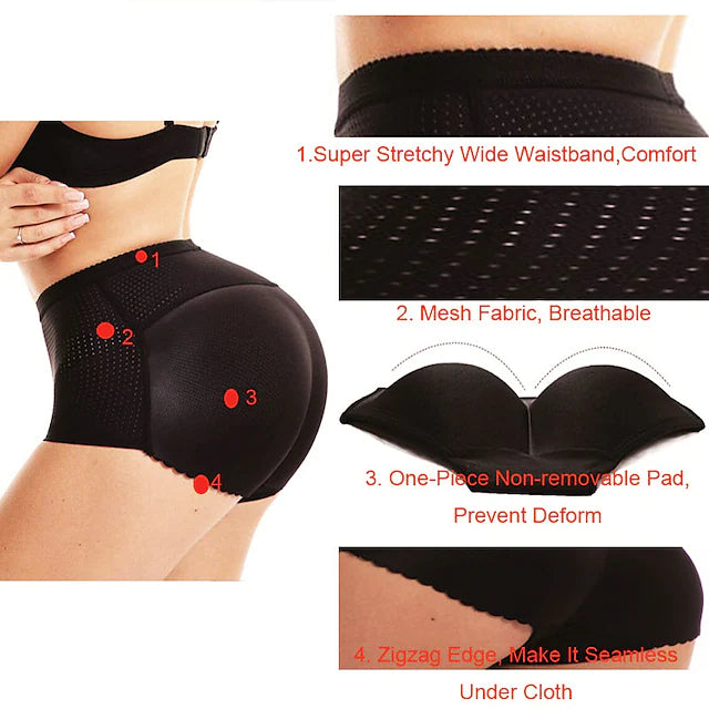 Women Control Panties with Pad Butt Lifter Hip Enhancer