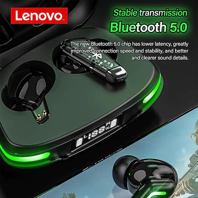Lenovo GM3 Wireless Headphone TWS Bluetooth 5.0 Earphone Gaming Music Dual Mode Headset