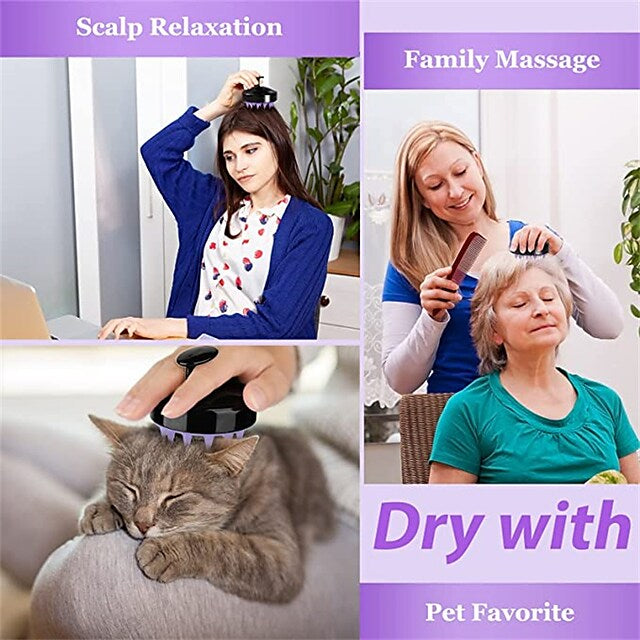 Scalp Scrubber Massager Upgraded Hair Shampoo Brush