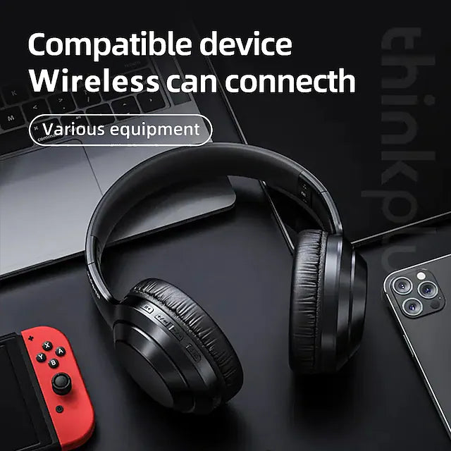 Lenovo TH10 Over-ear Headphone Over Ear Bluetooth5.0 Ergonomic Design Deep Bass Long Battery