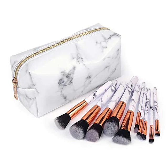 Professional makeup brushes cosmetic bag