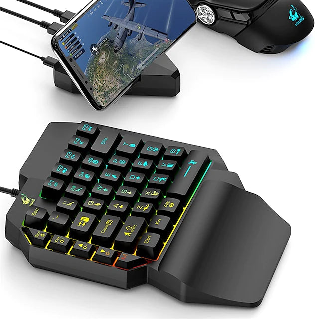 T1 USB Wired Mouse Keyboard Combo Portable / Gaming / Mini