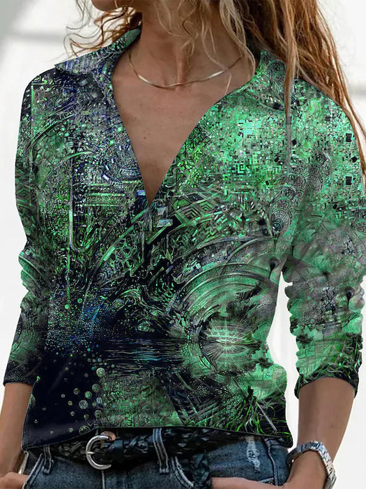 Women's 3D Printed Painting T shirt