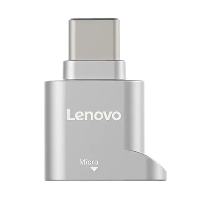 Lenovo D201 USB Type C Card Reader 480Mbps 512GB USB-C TF Micro SD OTG Adapter Type-C