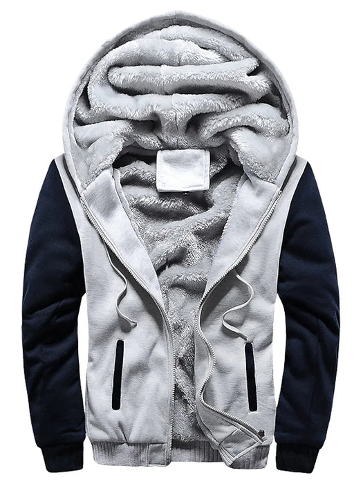 Men's Hoodies Jacket Hoody Zipper Winter Fleece