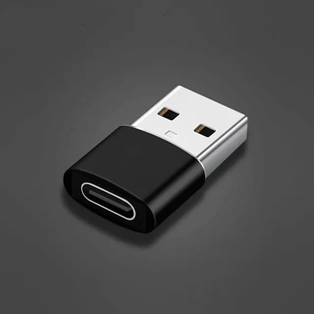 USB-C Female to USB Male Adapter Type-C to USB Charger Connector