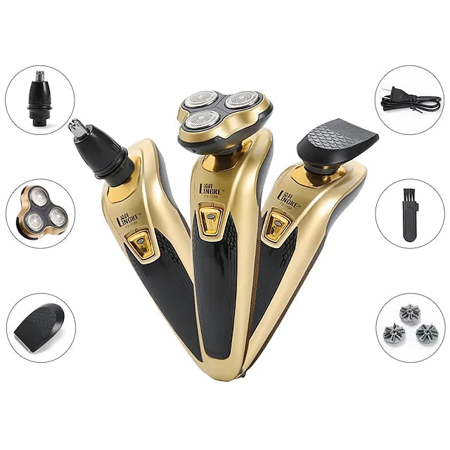 Shaver 3-in-1 Function Rechargeable Beard