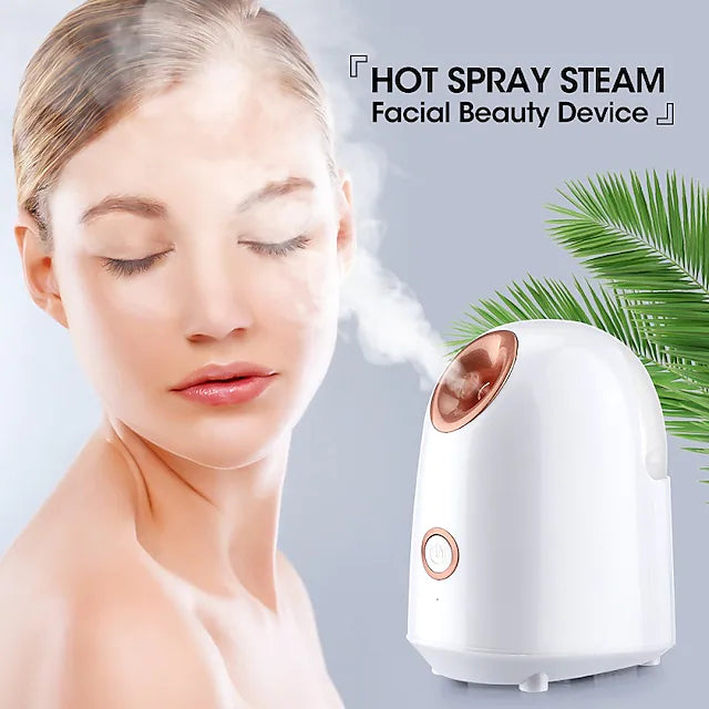 140ML Hot Spray Face Steamer Facial Humidifier Moisturizer Atomizing Face Steaming Device