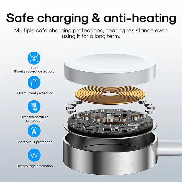 Multi-Output USB Charging Cable Portable Wireless 2.5 W Output Charger