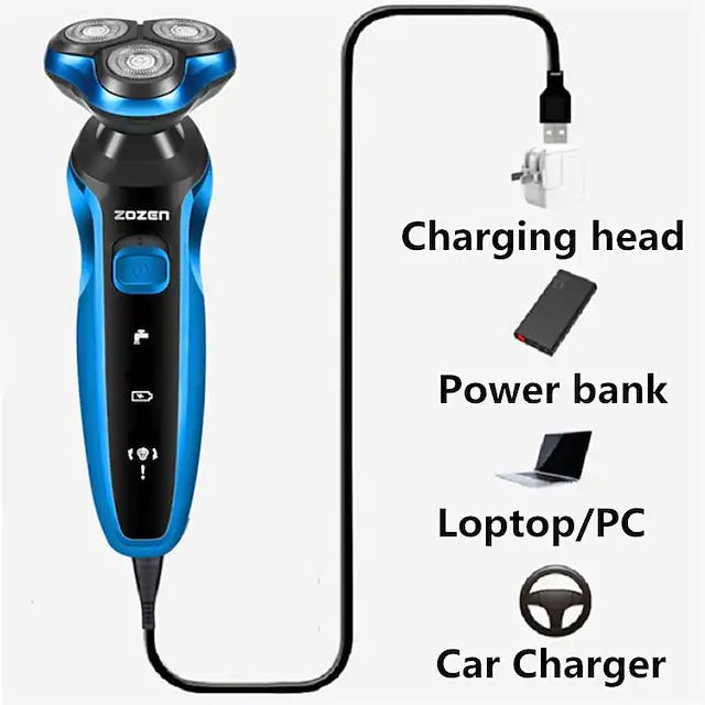 Electric Shaver Rechargeable Electric Razor Shaving Machine